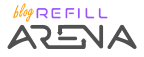 Refillarena blog logo header