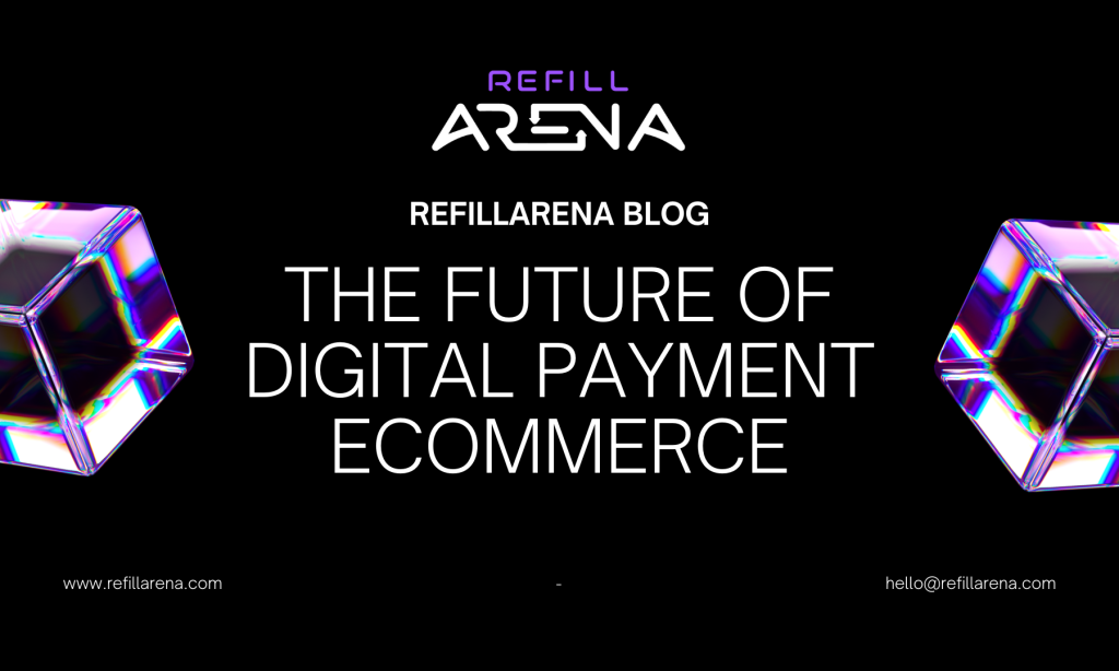 Black graphic with REFILL ARENA logo text reading The Future of Digital Payment Ecommerce powered by multichain crypto wallet and contact details wwwrefillarenacom and hellorefillarenacom plus two prismlike cubes at the edges found at Refillarena Refillarena Blog | Buy gift cards and mobile top ups with Bitcoin or Crypto What is multichain crypto wallet Black graphic with REFILL ARENA logo text reading The Future of Digital Payment Ecommerce powered by multichain crypto wallet and contact details wwwrefillarenacom and hellorefillarenacom plus two prism like cubes at the edges found at Refillarena