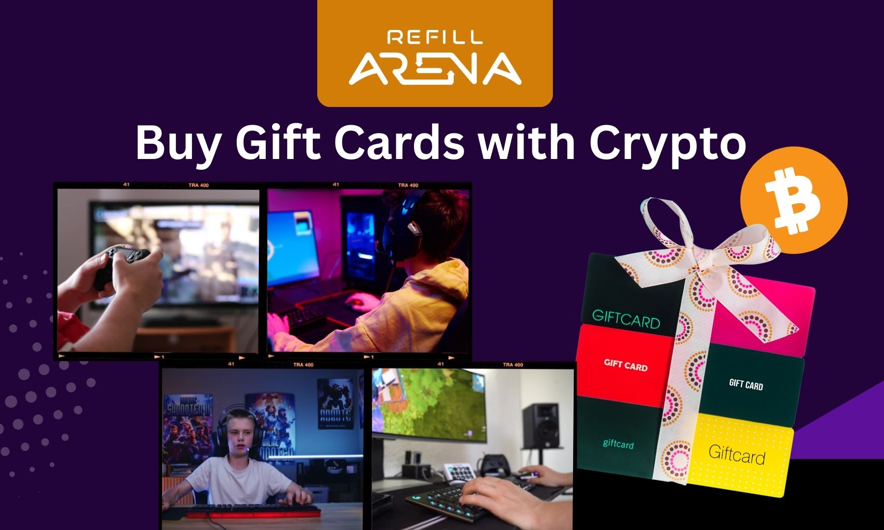 How to Buy Gaming Gift Cards with Crypto at Refillarena #🔥